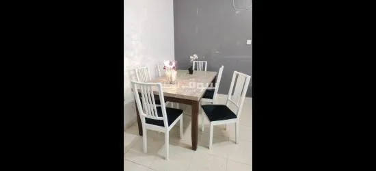 Dining table with 6 chair for sale