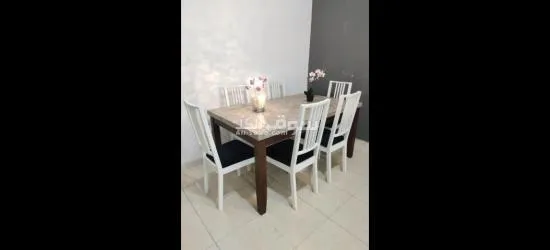 Dining table with 6 chair for sale - 3