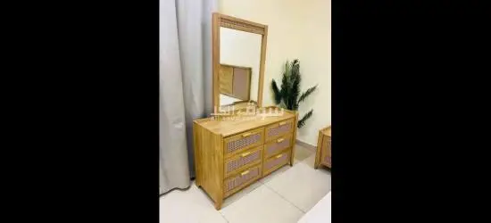 💥 Like new condition Home centre branded full bedroom set for sale - 5