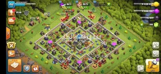 قريه كلاش اوف كلانس تاون هول ١٢ ليفل ١٥٤ شبه ما**** - 4